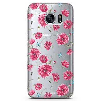 Samsung Galaxy S6 TPU Skal - Fjärilar