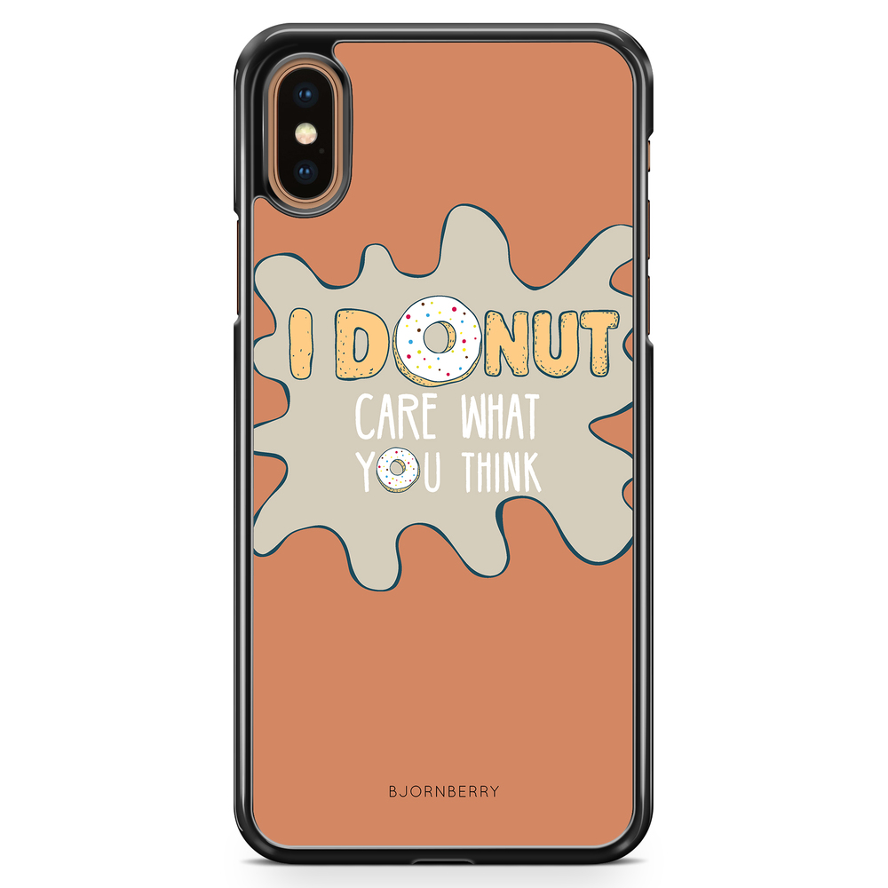 iPhone XS Max Case - I Donut Care