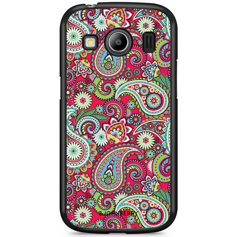 Samsung Galaxy Ace 4 Case - Red Paisley