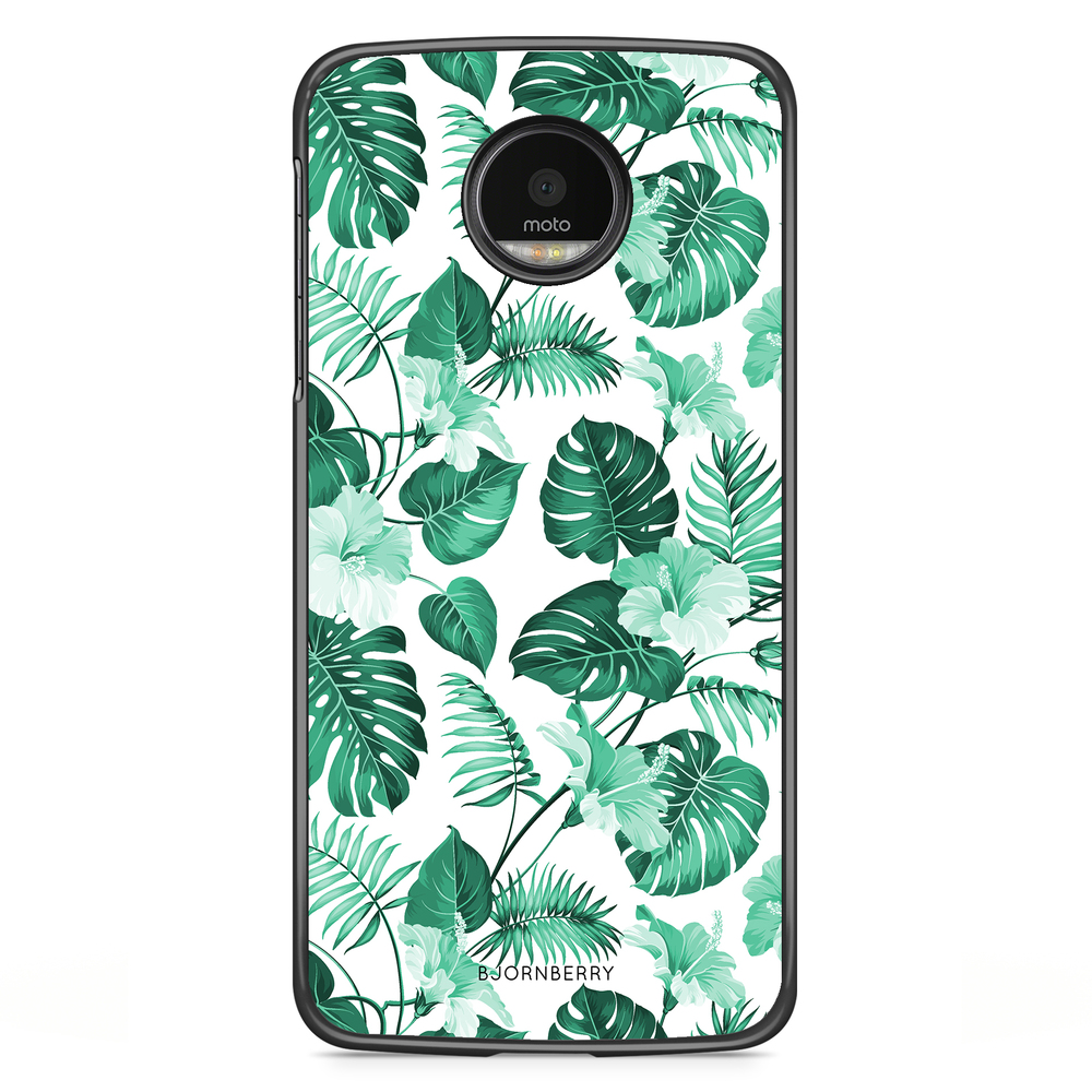 Motorola Moto G5S Plus Case - Turquoise Flowers