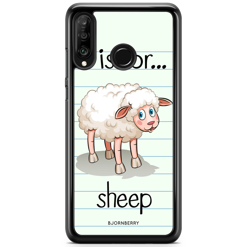Huawei P30 Lite Case - S is for Sheep