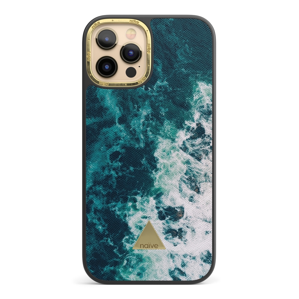 Naive iPhone 12 Pro Max Case - Waves
