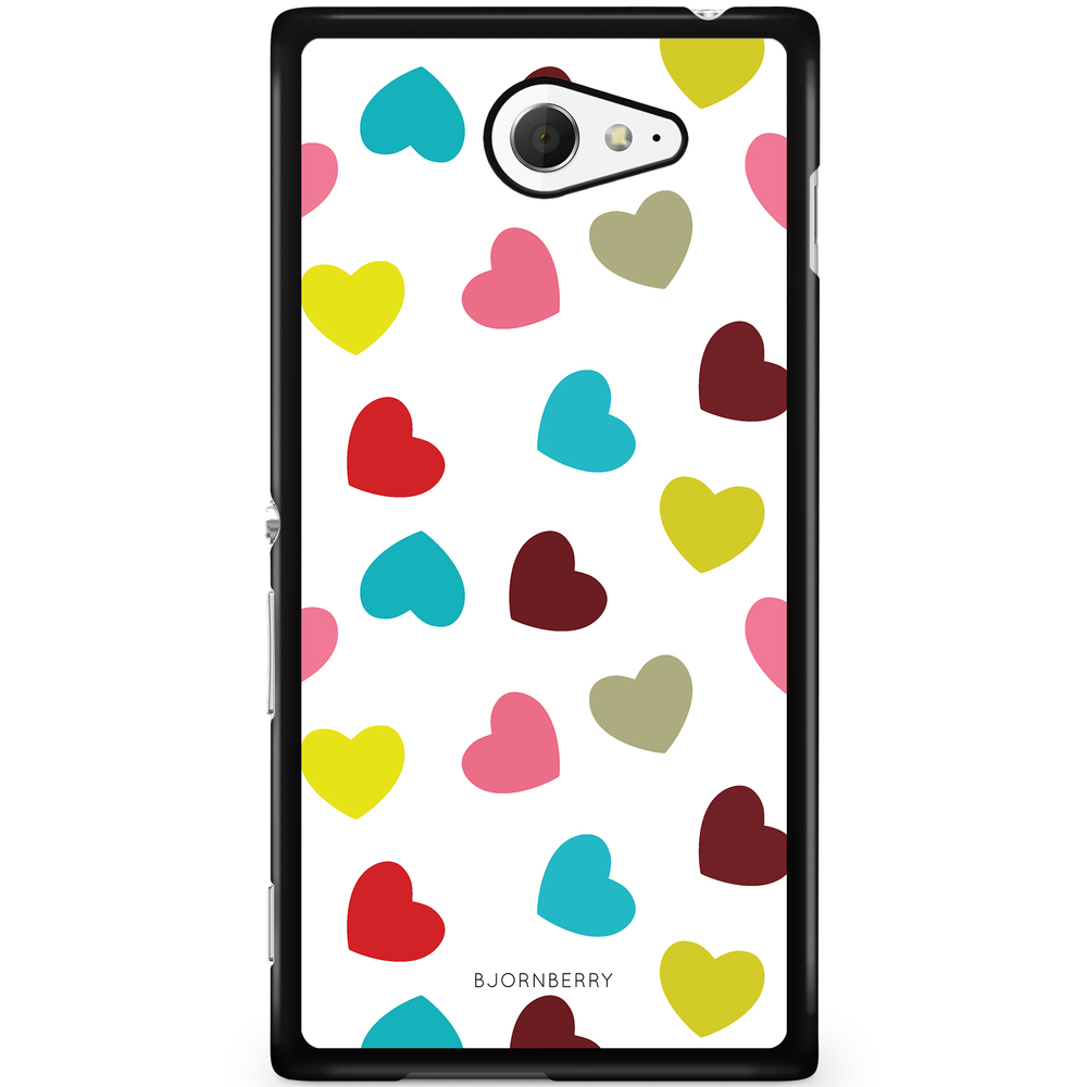 Sony Xperia M2 Aqua Case - Hearts
