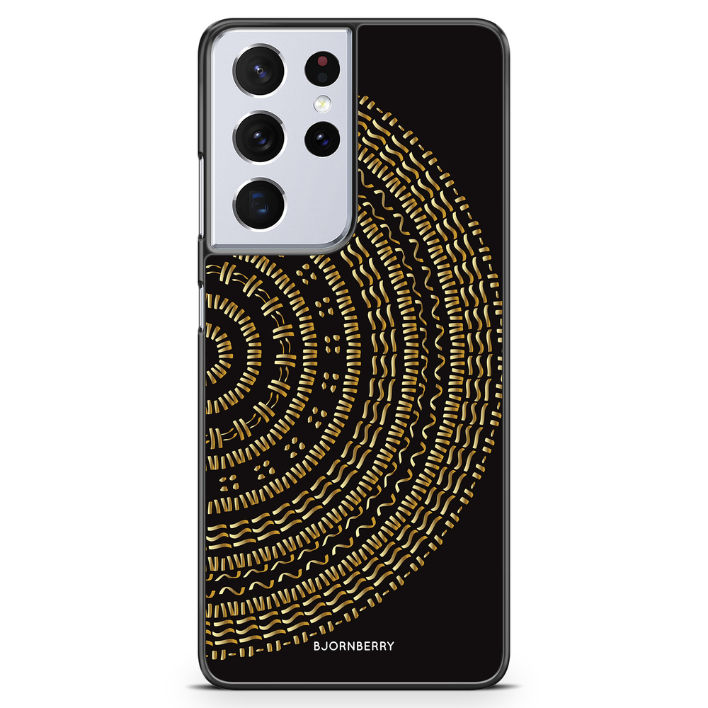Samsung Galaxy S21 Ultra Case - Mandala Gold/Black