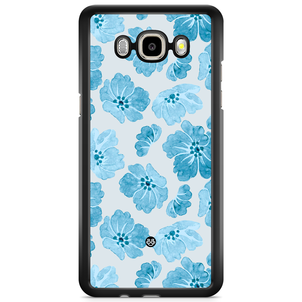 Samsung Galaxy J3 (2016) Case - WILD BLOOM - Blue Petals