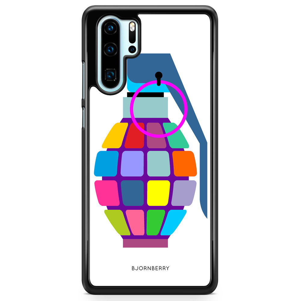 Huawei P30 Pro Case - Color Hand Granade