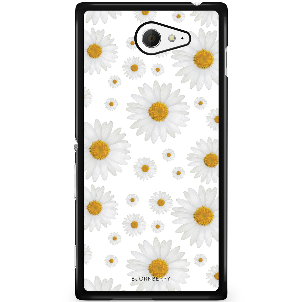 Sony Xperia M2 Aqua Case - Marguerite Pattern