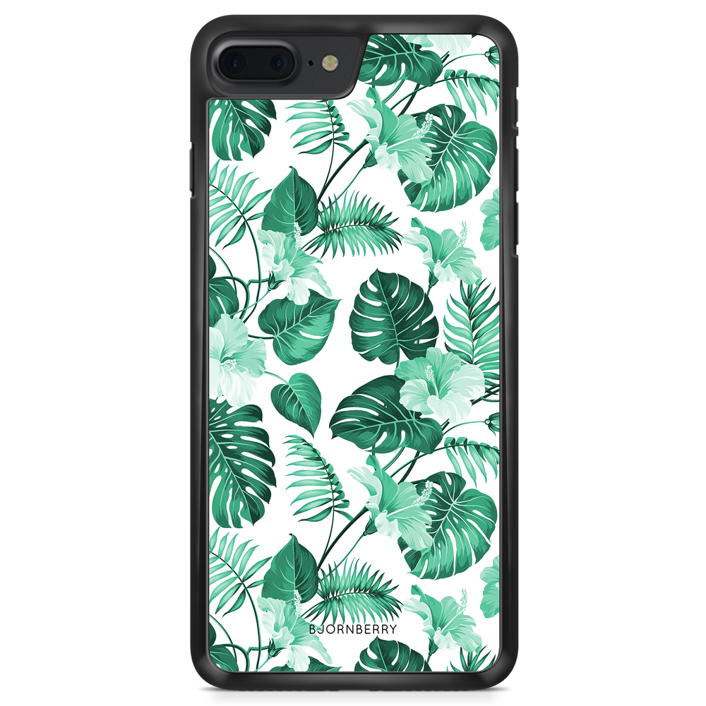 iPhone 8 Plus Case - Turquoise Flowers