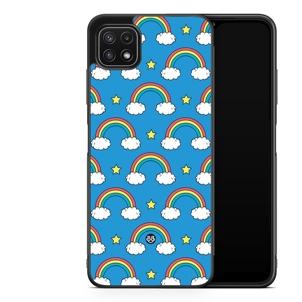 Samsung Galaxy A22 5G Case - Rainbow Pattern