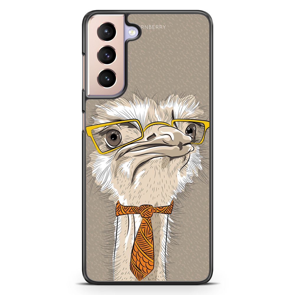 Samsung Galaxy S21 Case - Hipster Ostrich