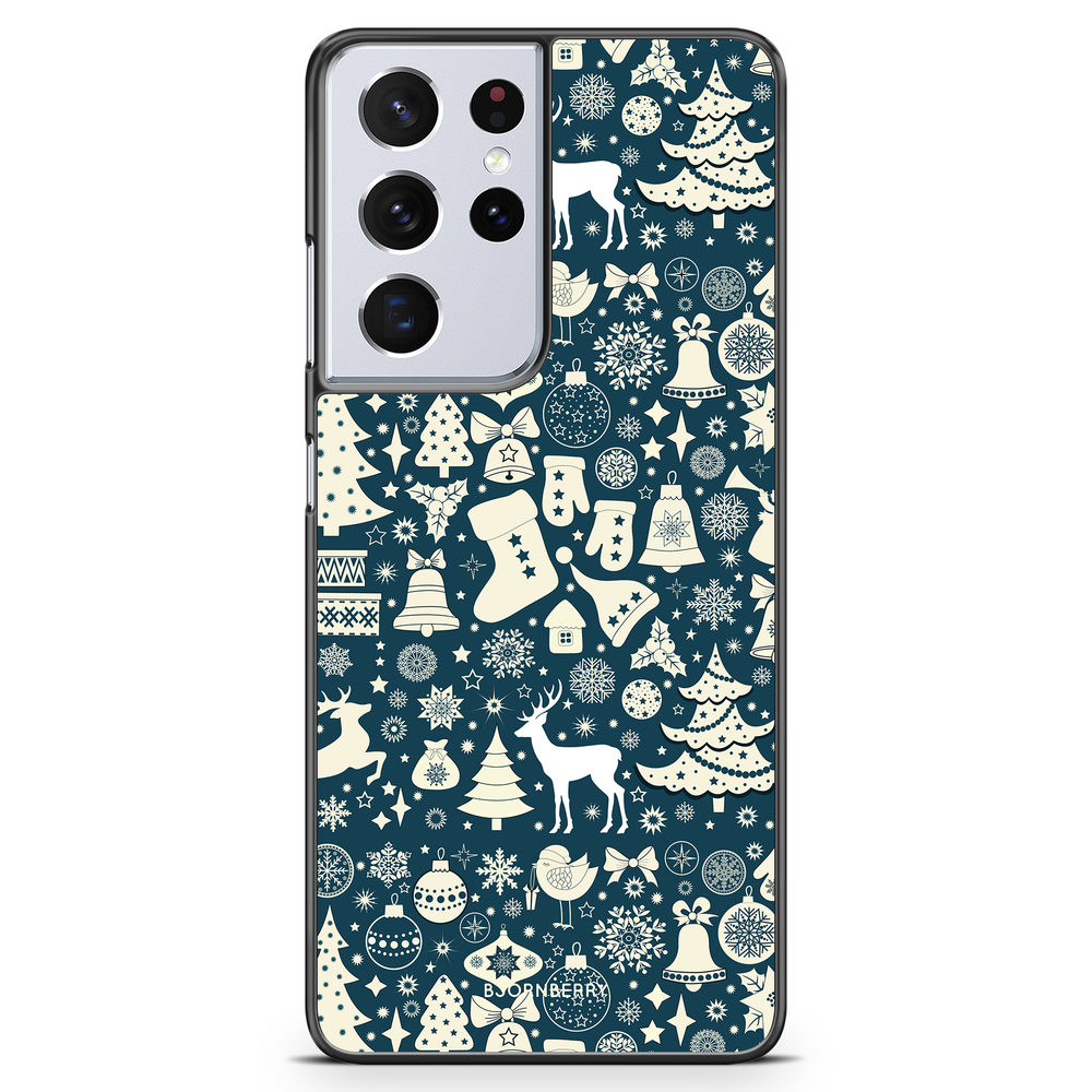 Samsung Galaxy S21 Ultra Case - Reindeers & Spruces