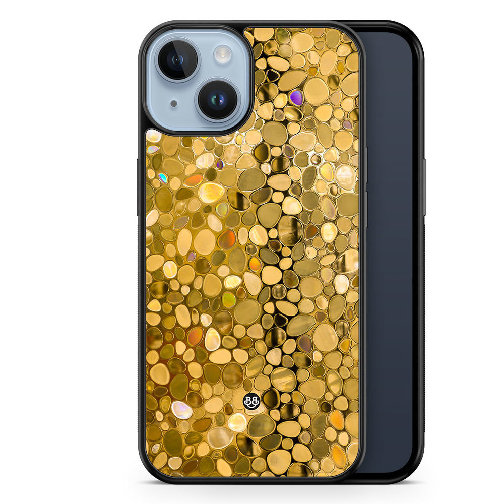 iPhone 14 Plus Case - Stained Glass Gold
