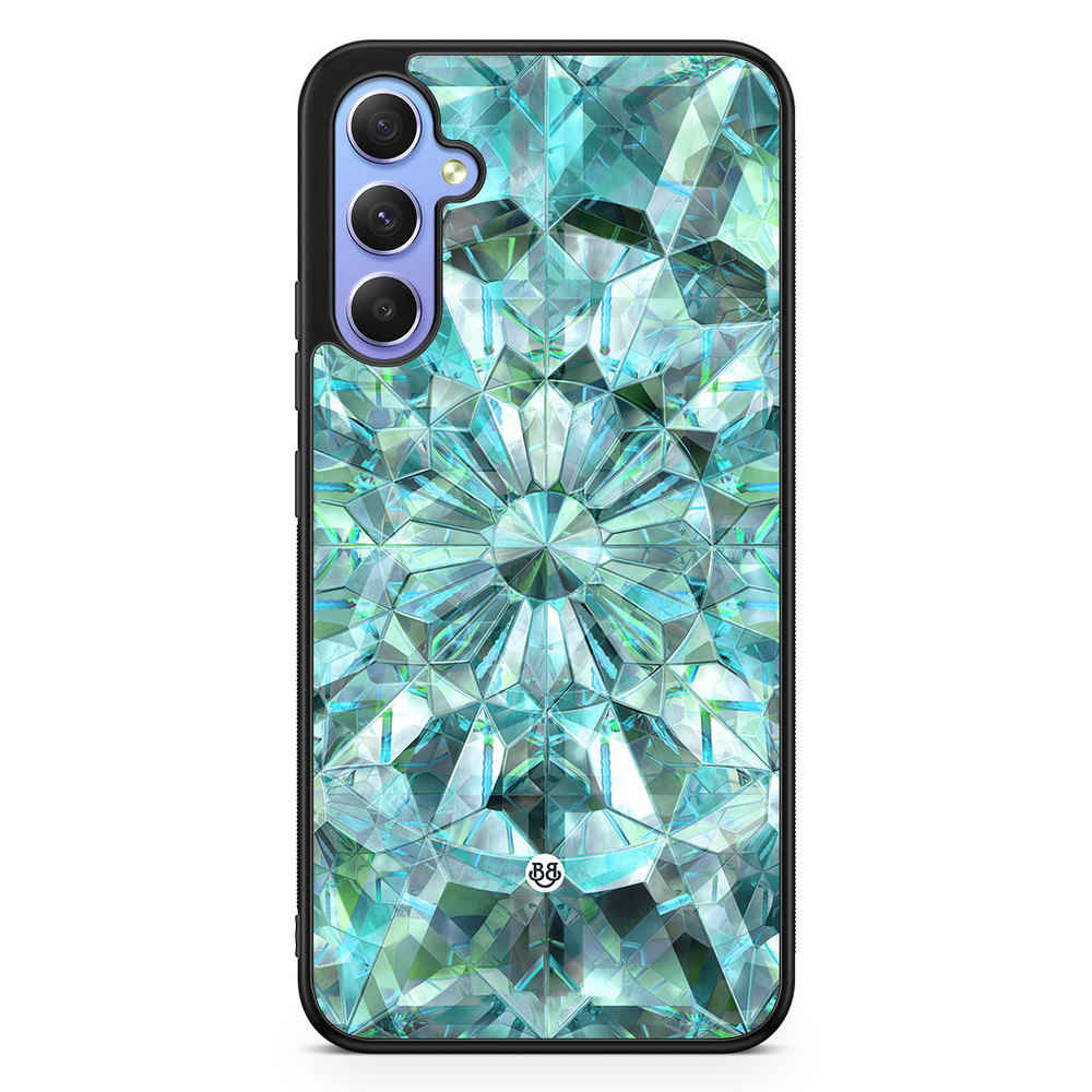 Samsung Galaxy A34 5G Case - Green Crystals