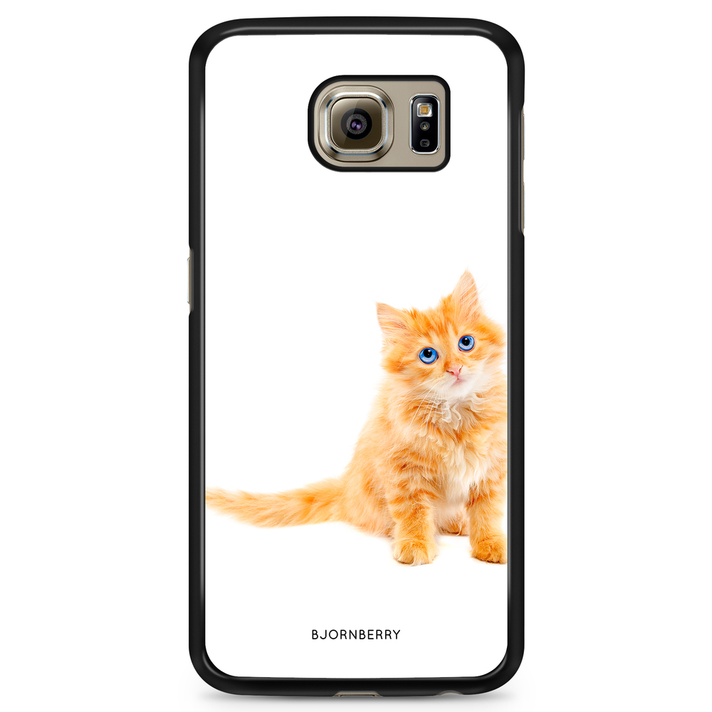 Samsung Galaxy S6 Case - Small Brown Cat