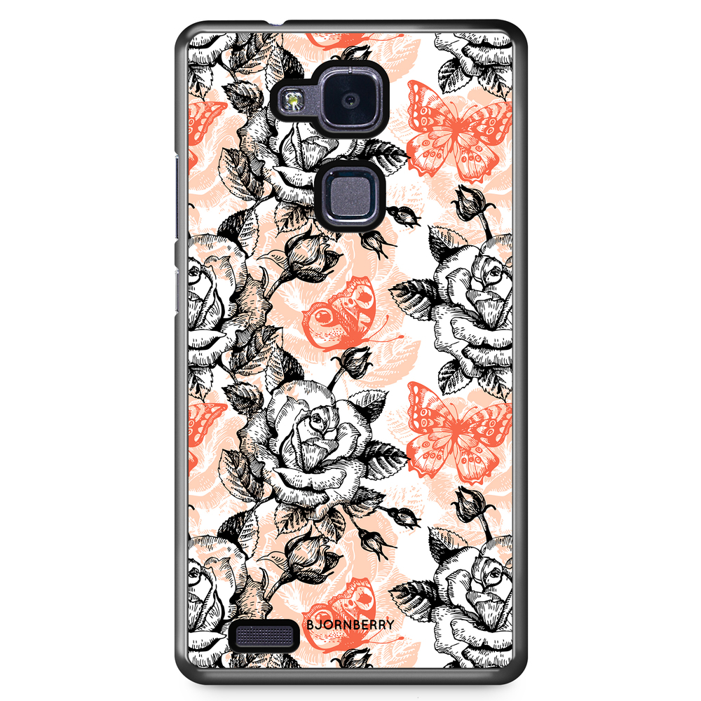 Huawei Honor 5X Case - Roses & Butterflies