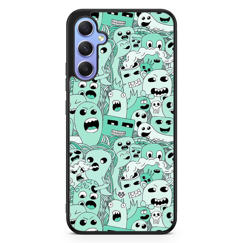 Samsung Galaxy A34 5G Case - Spökmönster