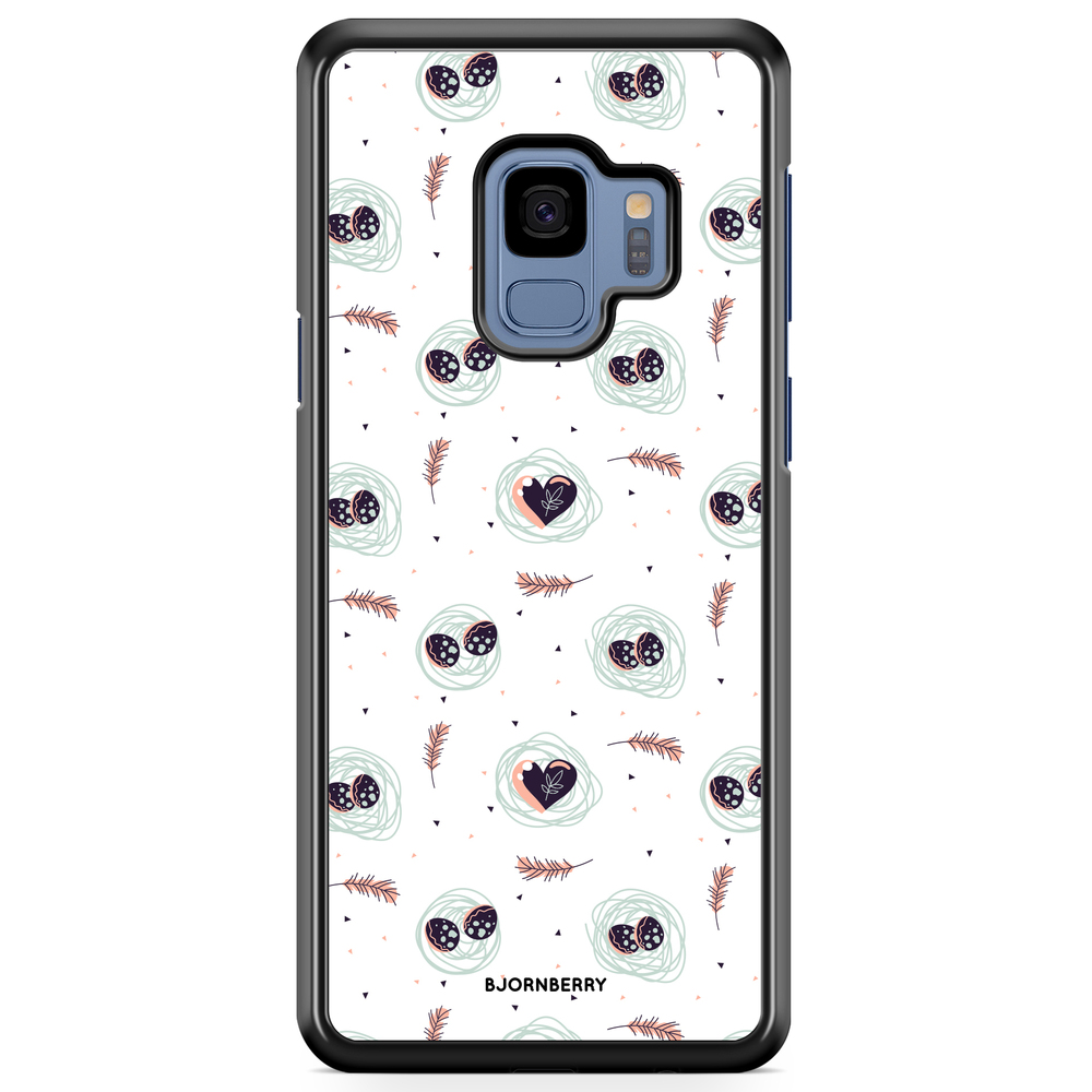 Samsung Galaxy S9 Case - Eggs and Hearts