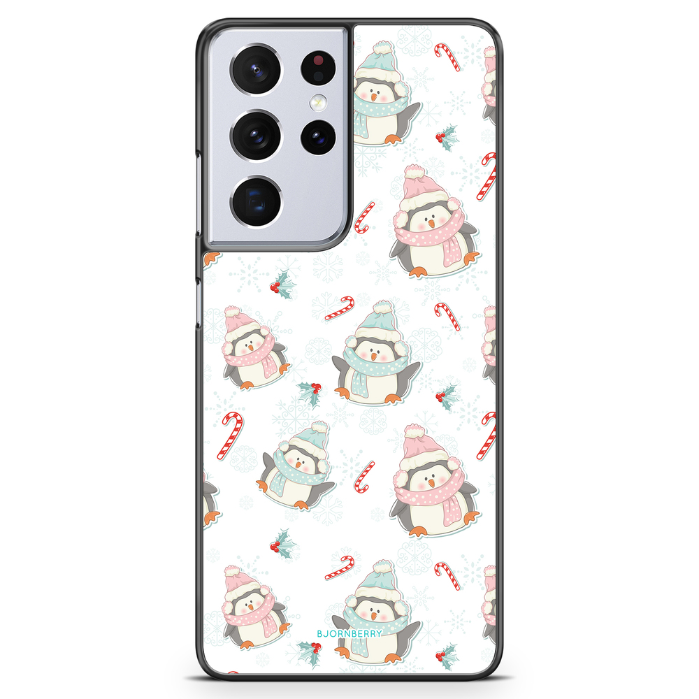 Samsung Galaxy S21 Ultra Case - Christmas Penguins