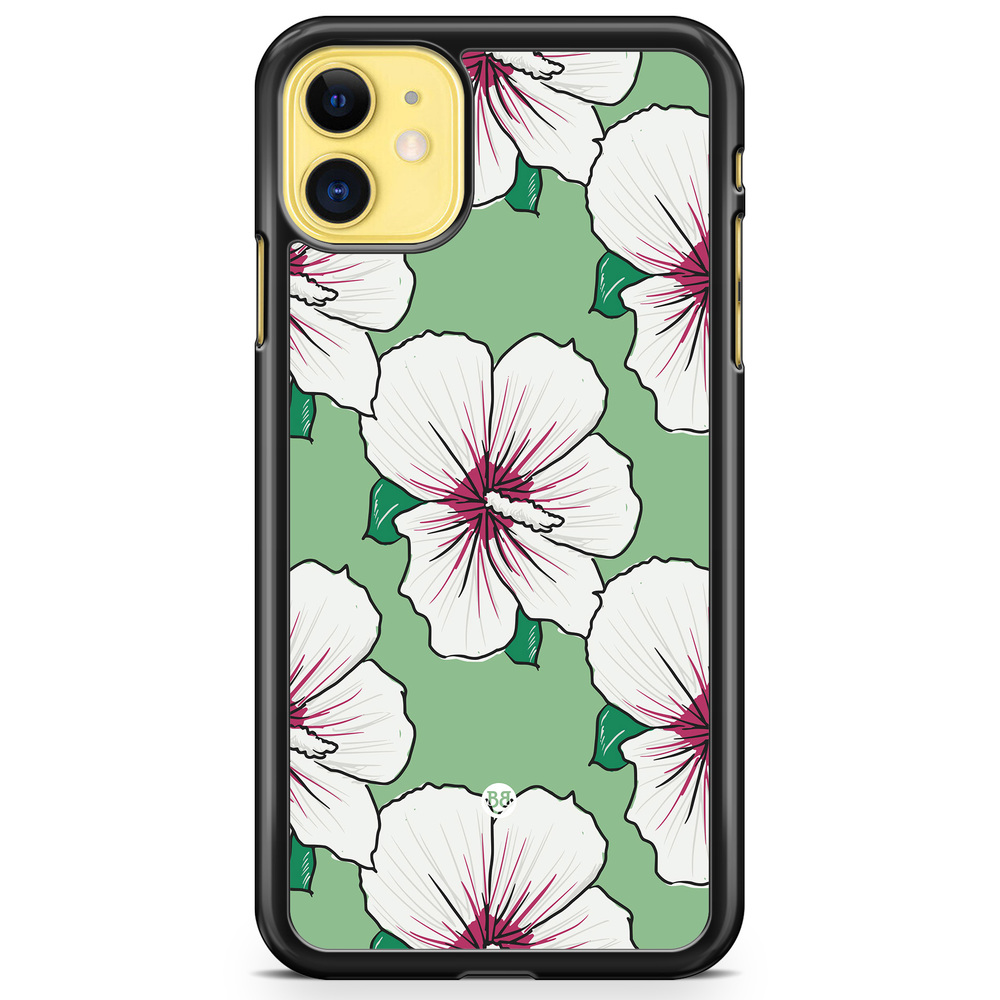 iPhone 11 Case - Creamy White Flowers