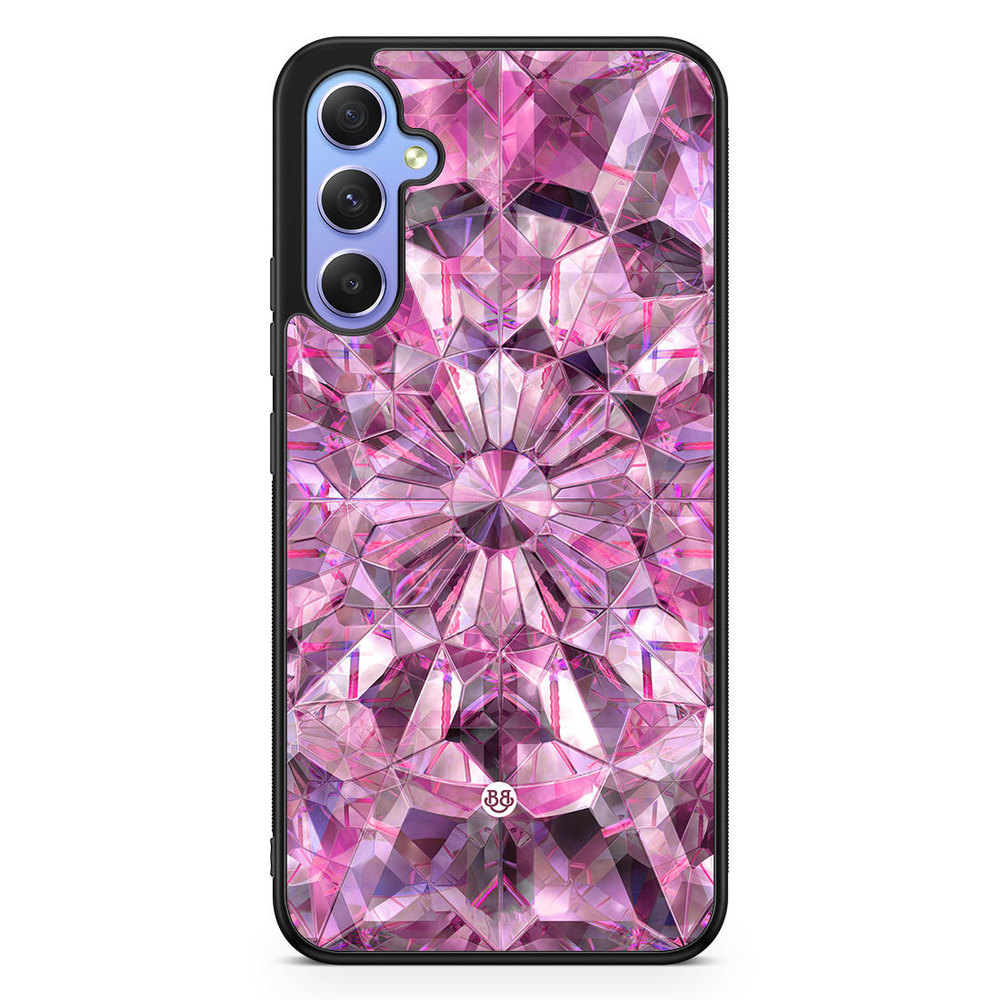Samsung Galaxy A34 5G Case - Pink Crystals