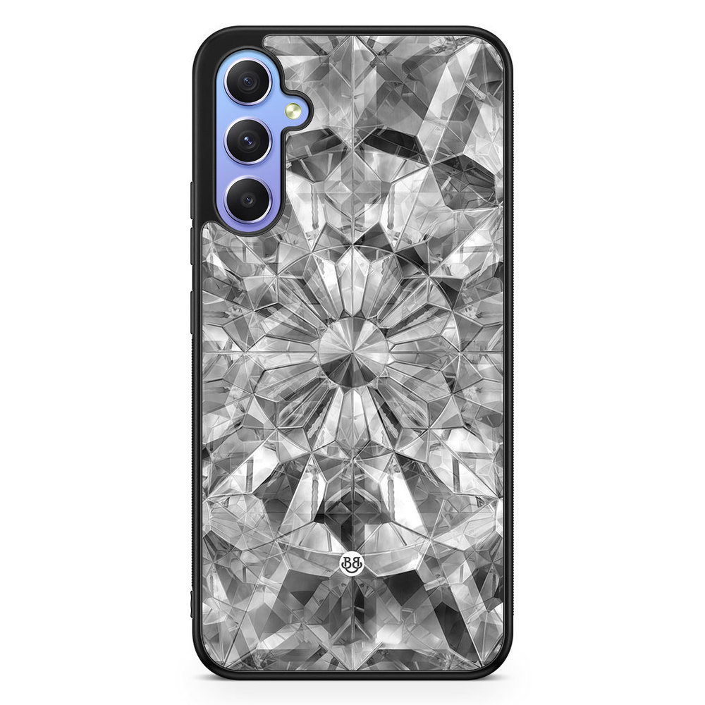 Samsung Galaxy A34 5G Case - Grey Crystals