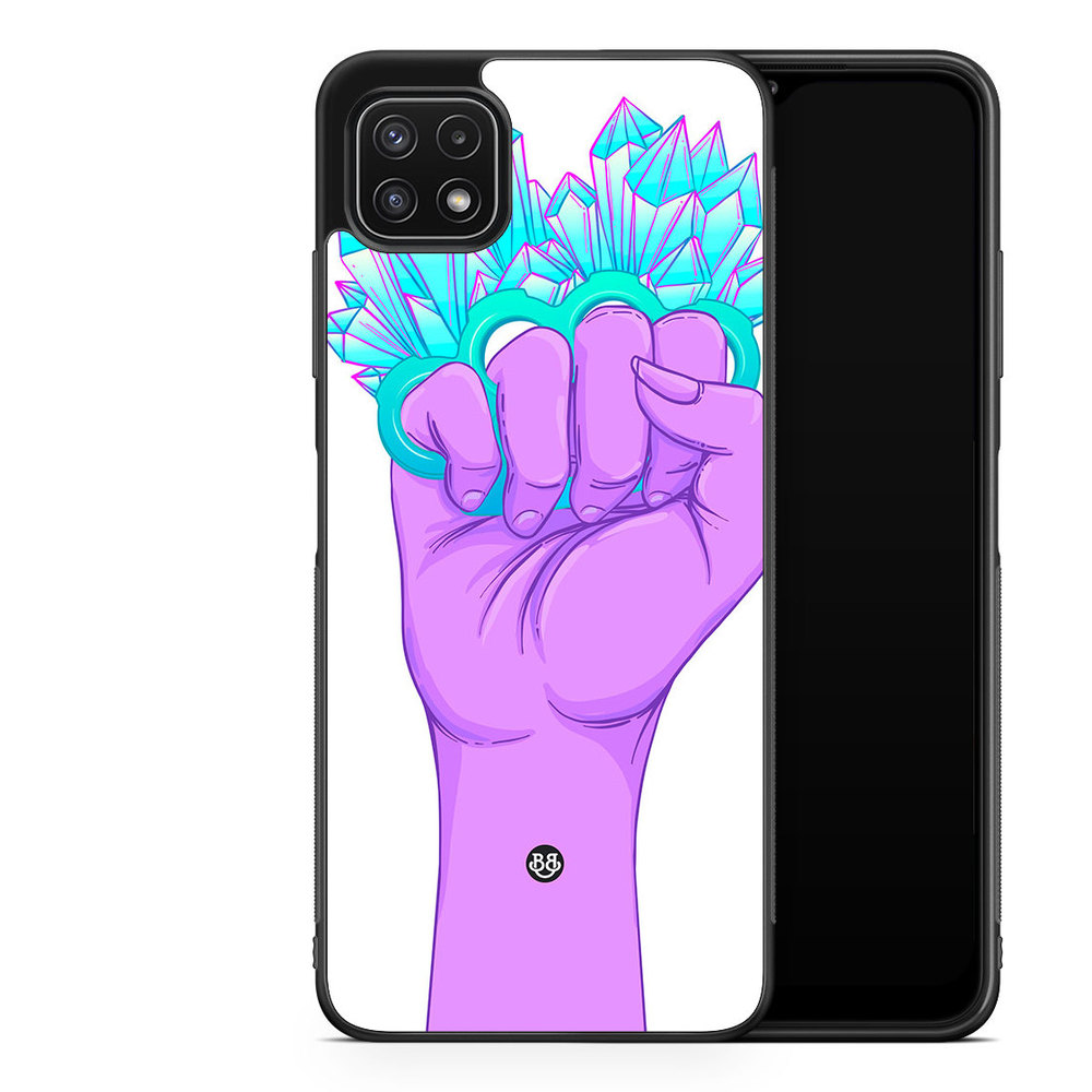 Samsung Galaxy A22 5G Case - Crystal Knuckles
