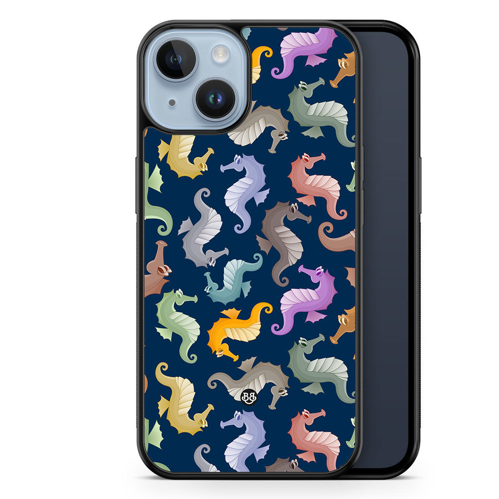 iPhone 14 Plus Case - Cartoon Sea-Horse