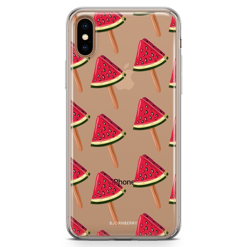 iPhone Xs Max Fashion Skal - Vattenmelonglassar