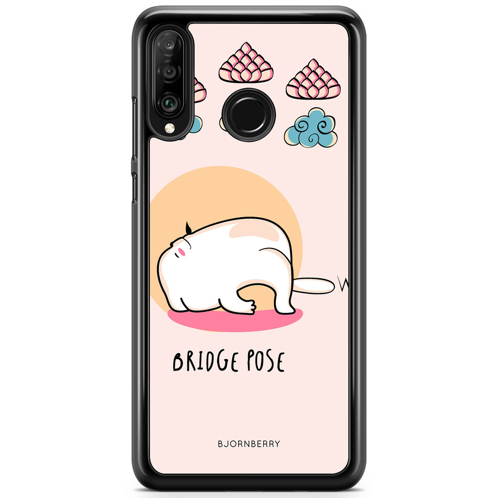 Huawei P30 Lite Case - Yoga Cat Bridge Pose