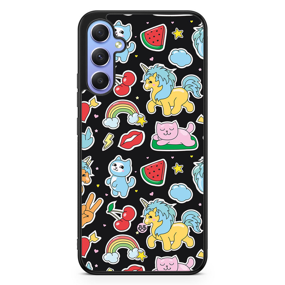 Samsung Galaxy A34 5G Case - Cute Stickers