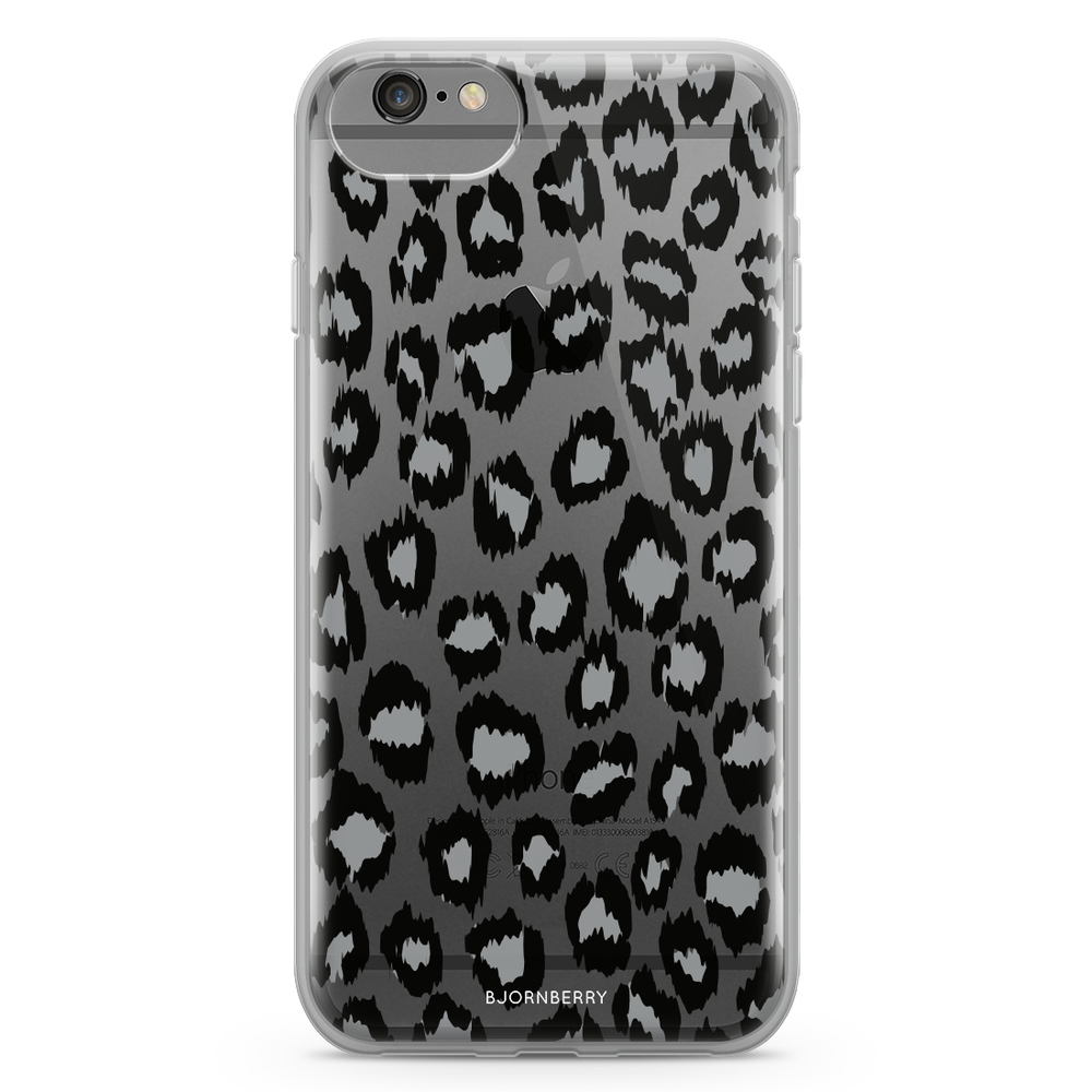 iPhone 6/6s Fashion Skal - Grå Leopard