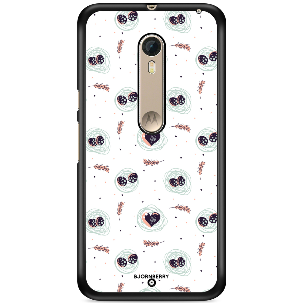 Moto X Style Case - Eggs and Hearts