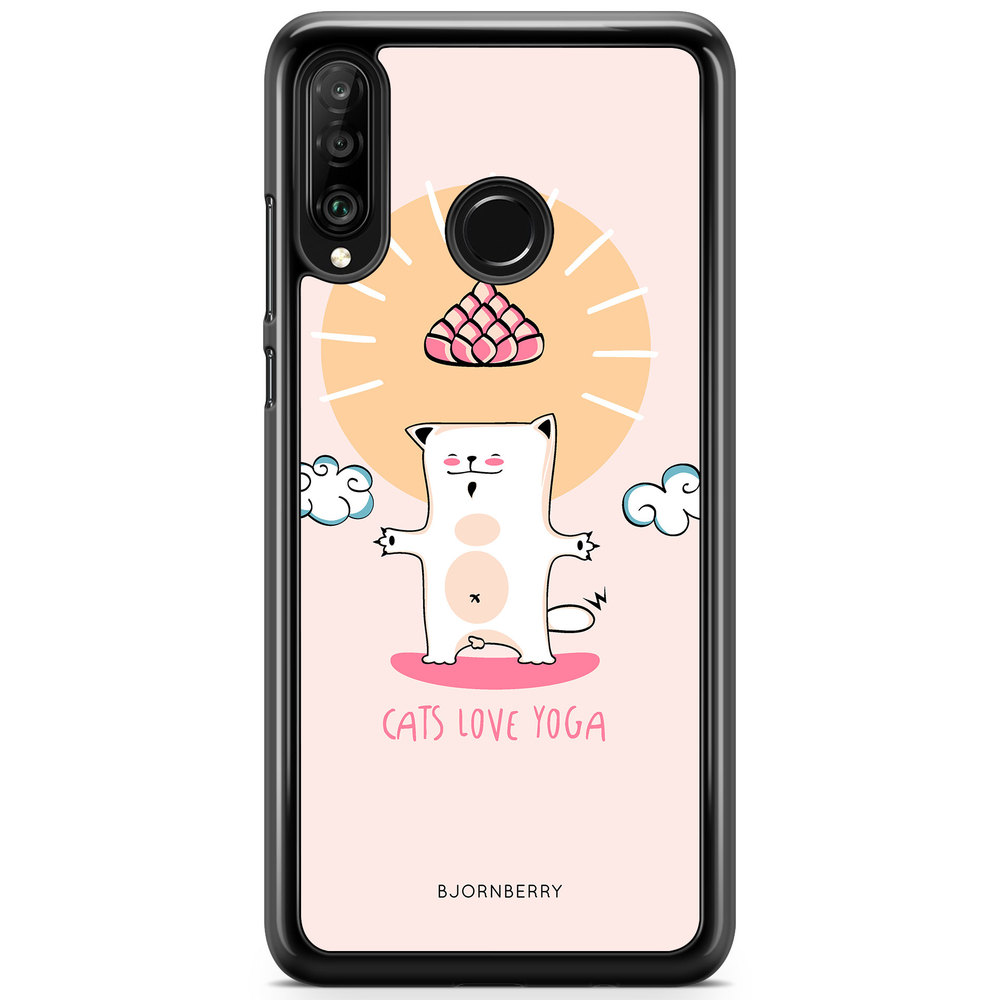 Huawei P30 Lite Skal - Yoga Katt Nr1