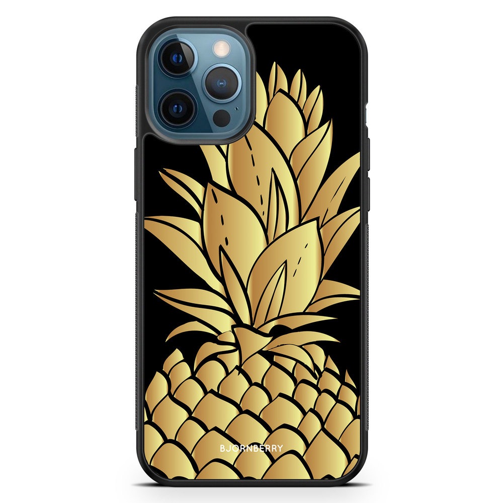 iPhone 12 Pro Case - Gold Pineapple