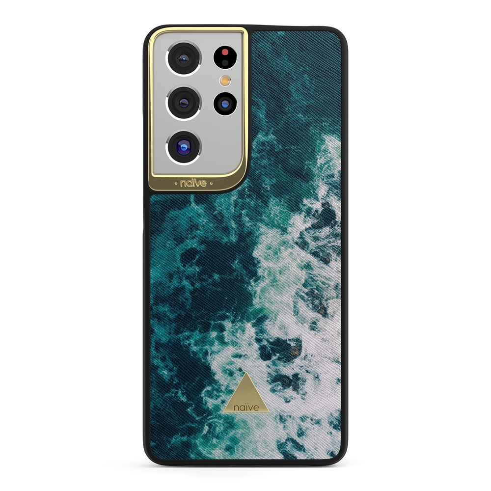 Naive Samsung Galaxy S21 Ultra Case - Waves