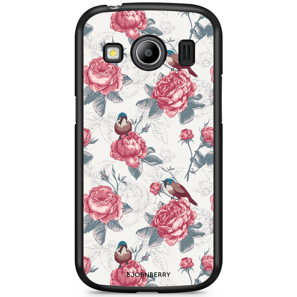 Samsung Galaxy Ace 4 Case - Roses and Birds
