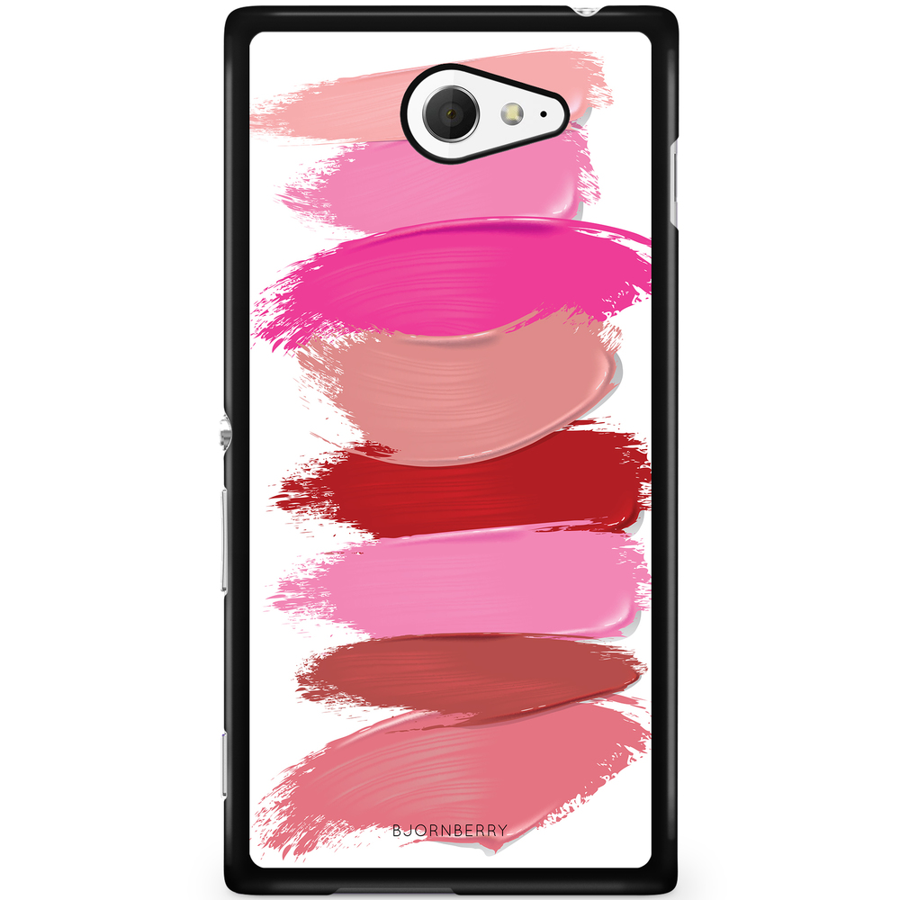 Sony Xperia M2 Aqua Case - Lipstick Smears