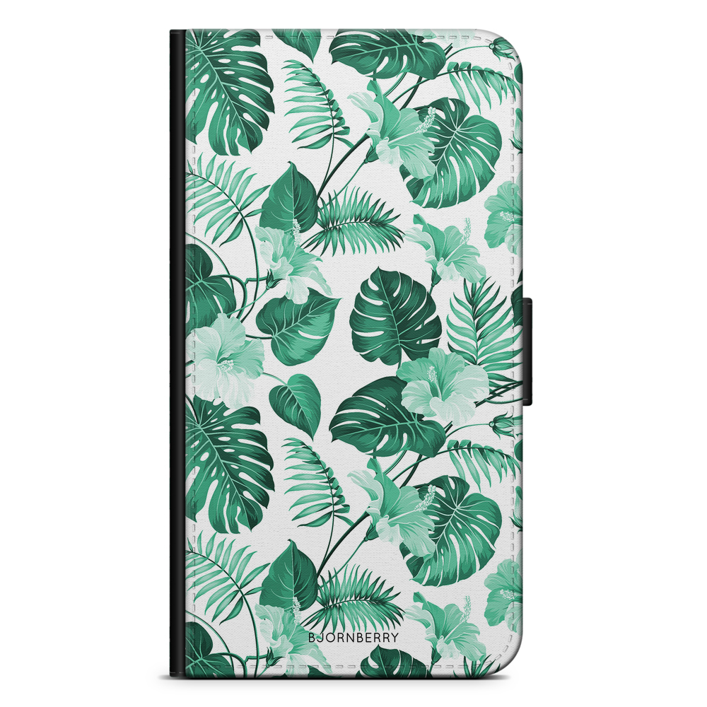 Xiaomi Mi A1 Plånboksfodral - Blommor Turkos