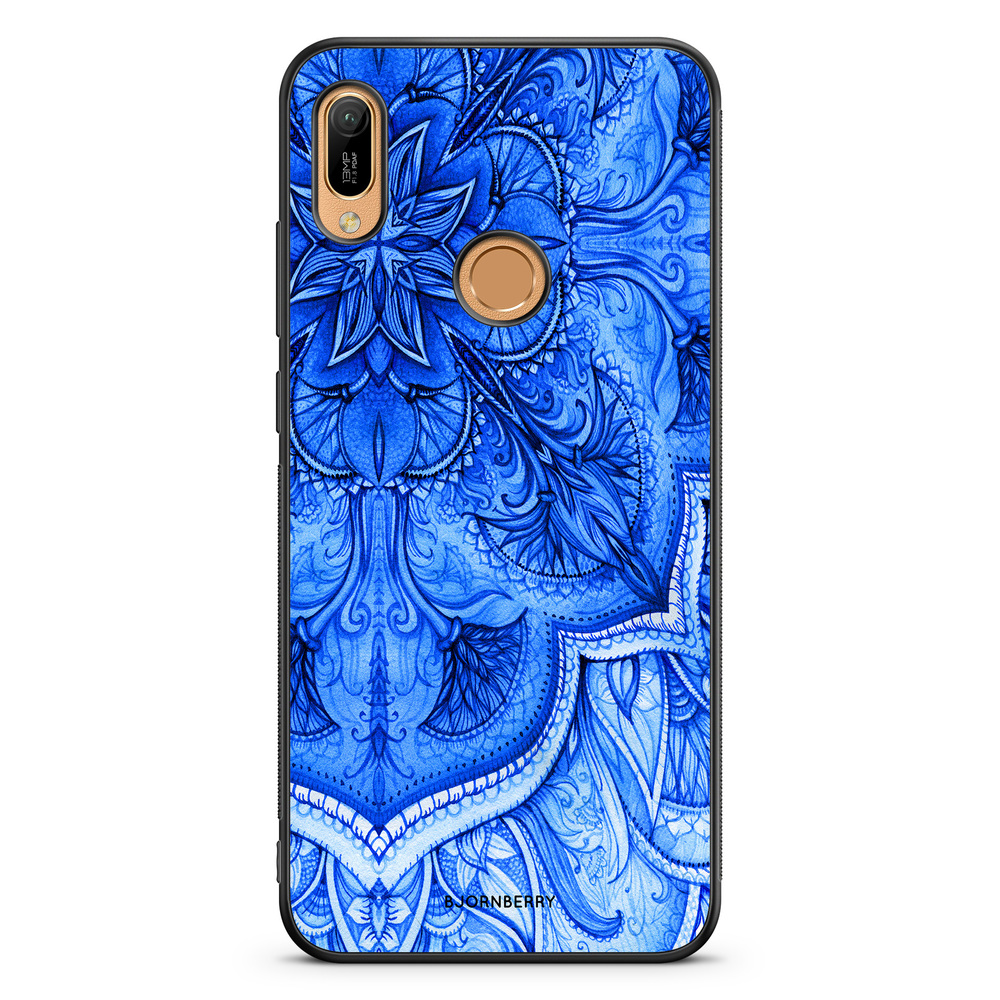 Huawei Y6 2019 Case - Blue Vintage