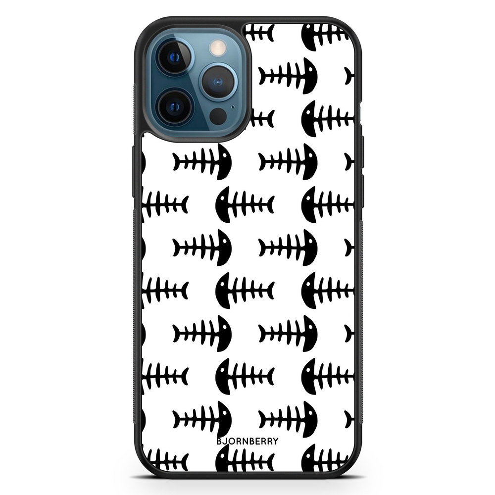 iPhone 12 Pro Case - Fish Skeleton