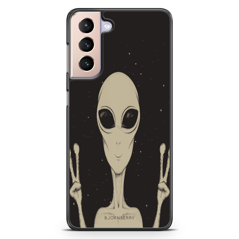 Samsung Galaxy S21 Case - Peace Alien
