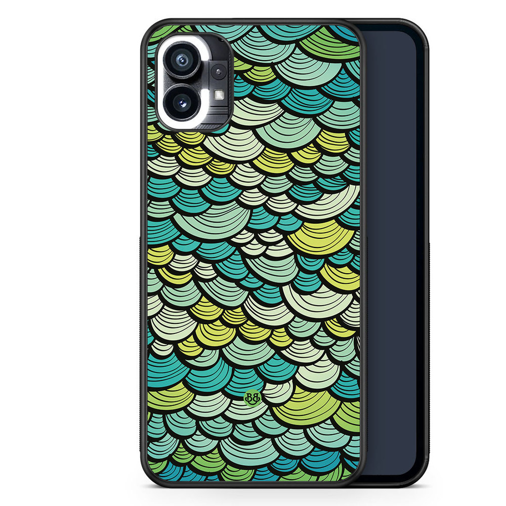 Nothing Phone (1) Case - Green Mermaid Scales