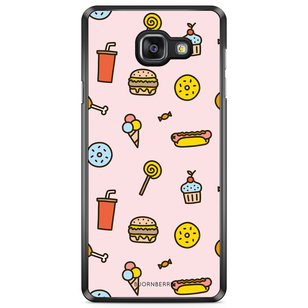 Samsung Galaxy A5 6 (2016) Case - Junk Food Pattern