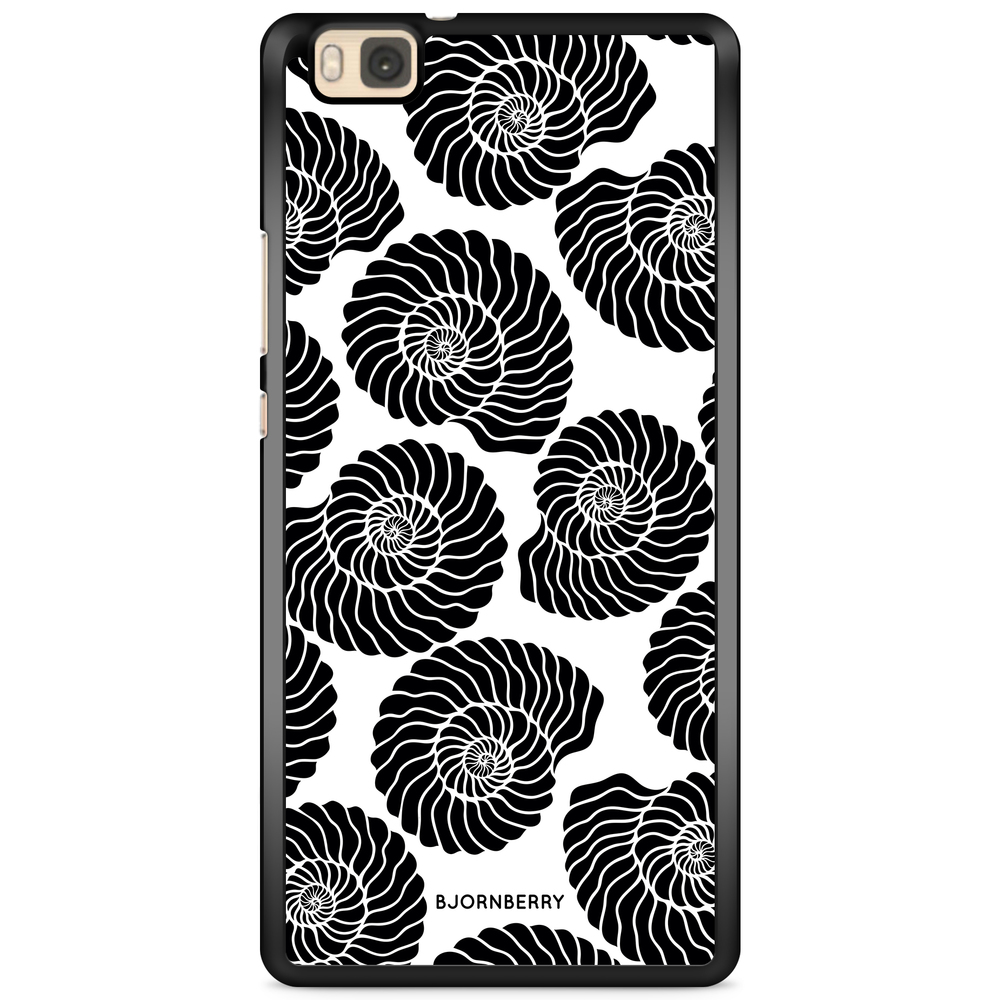 Huawei P8 Lite Case - Seashell BW