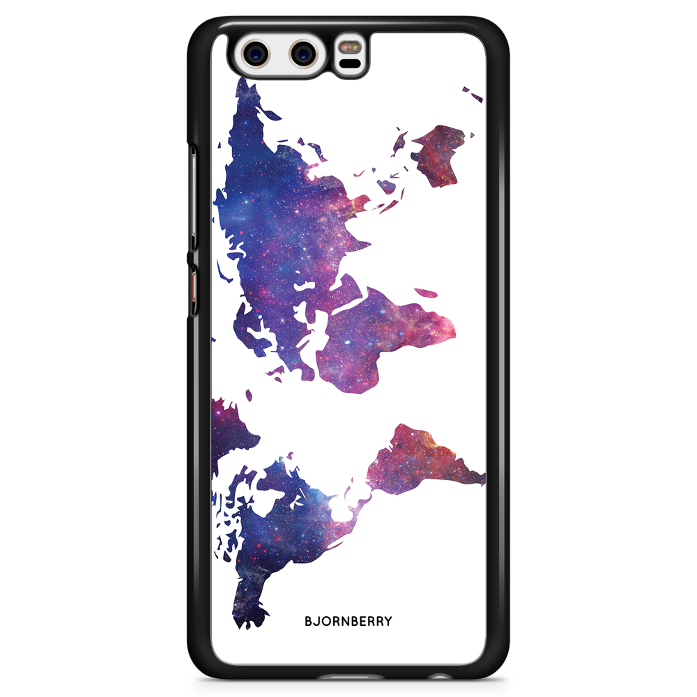 Huawei P10 Case - World Map Space