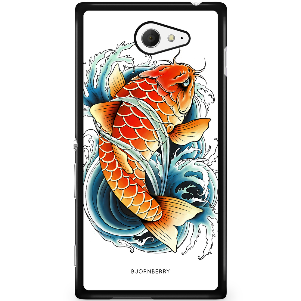Sony Xperia M2 Aqua Case - Koi Fish