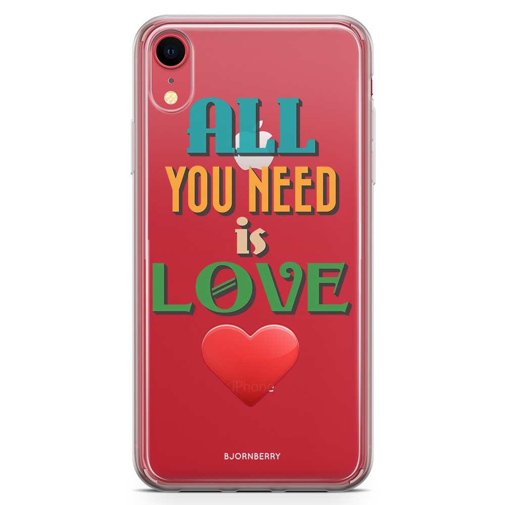 iPhone XR Fashion Skal - All You Need Is Love