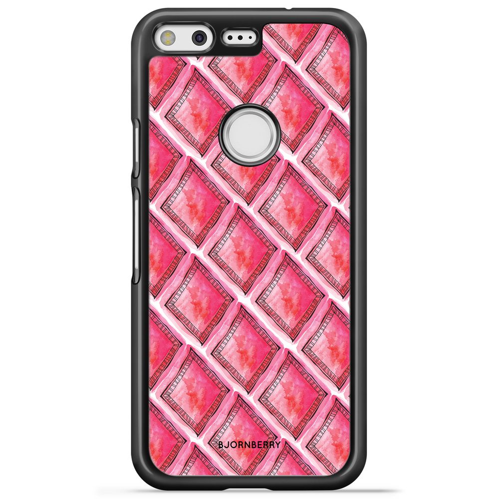 Google Pixel Case - Red Rhombus