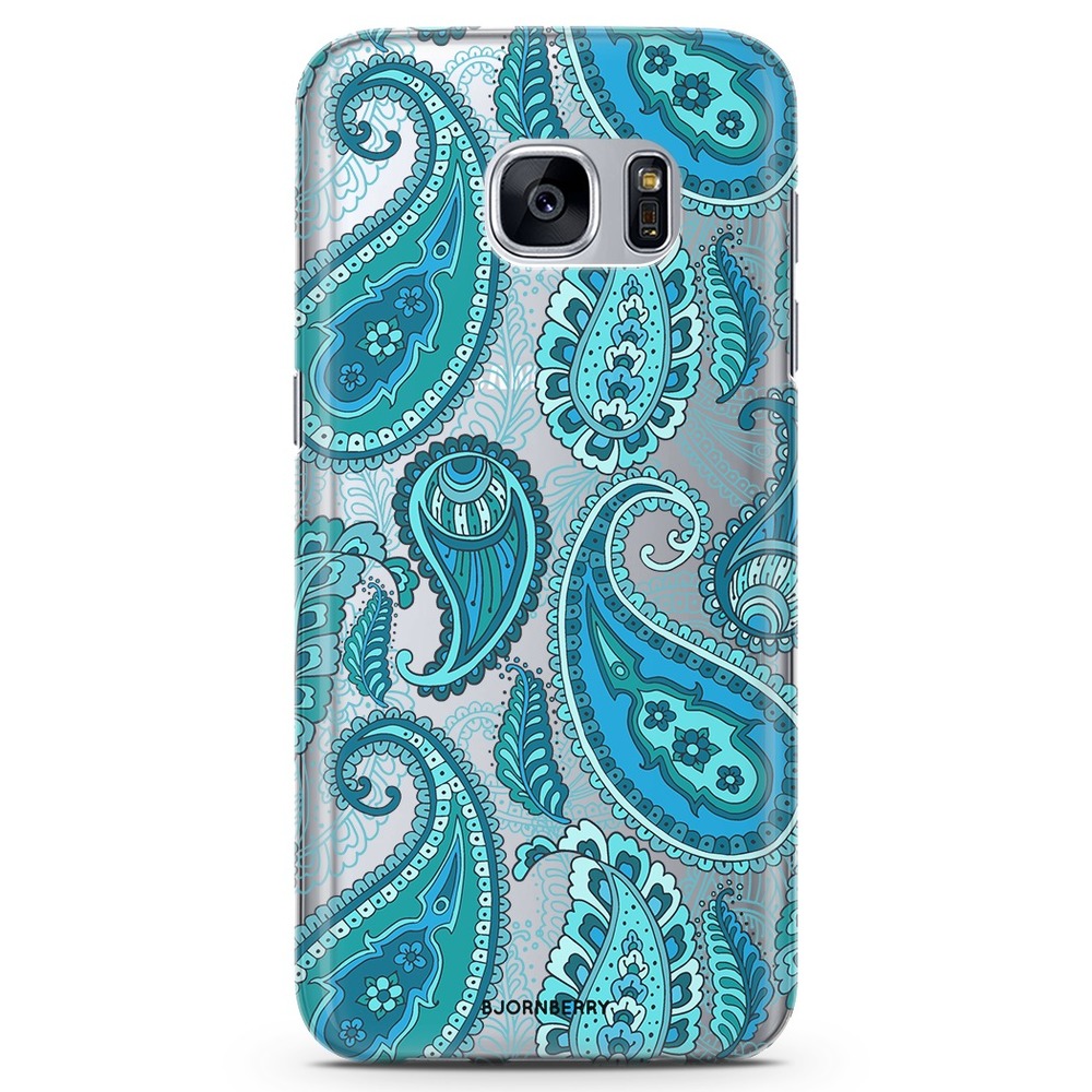 Samsung Galaxy S6 TPU Case - Blue Paisley