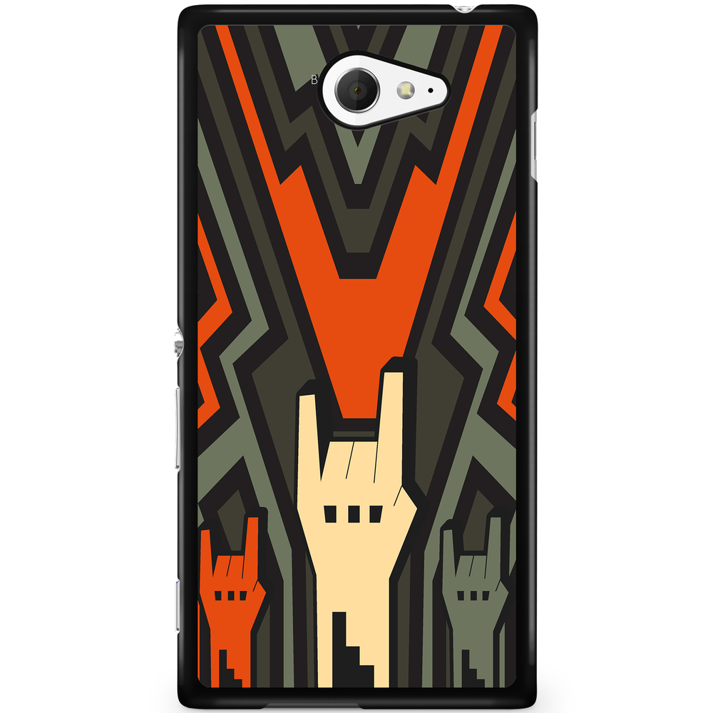 Sony Xperia M2 Aqua Case - Rock Hands